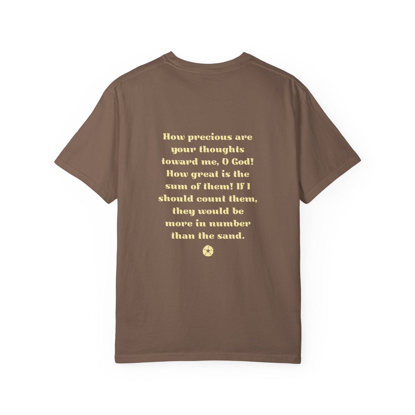 Sand Dollar Tee - Psalm 139:17-18