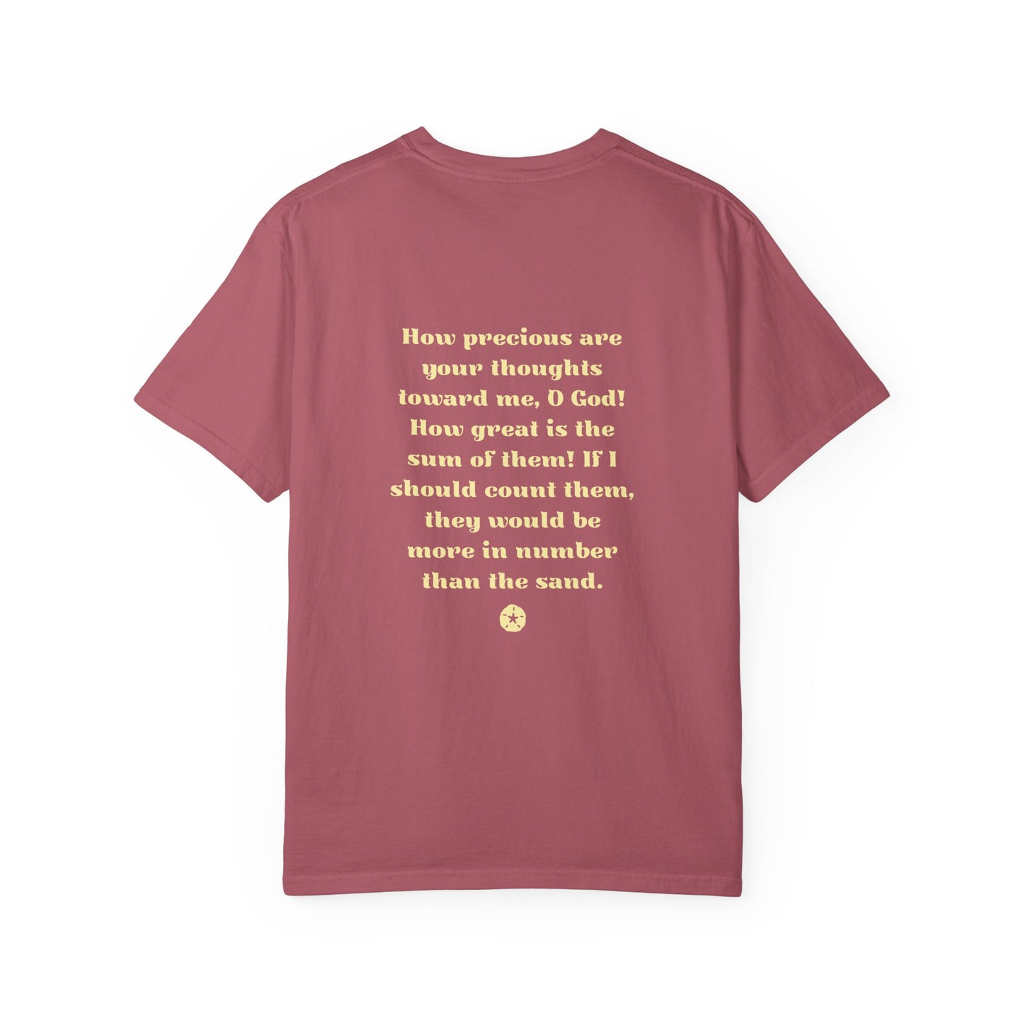 Sand Dollar Tee - Psalm 139:17-18