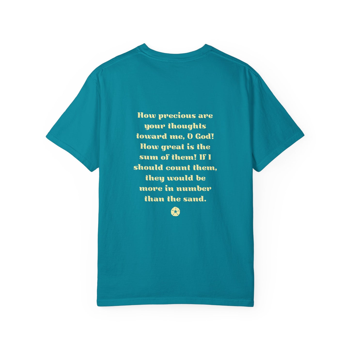 Sand Dollar Tee - Psalm 139:17-18