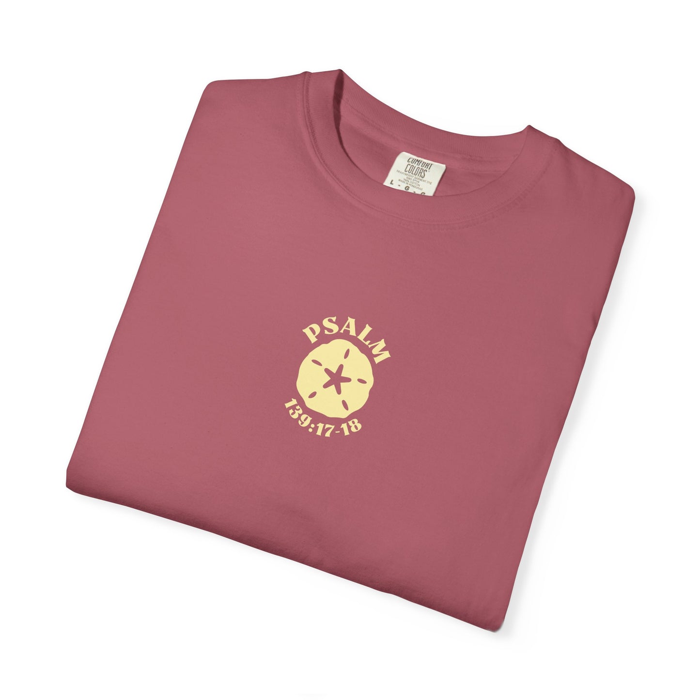 Sand Dollar Tee - Psalm 139:17-18
