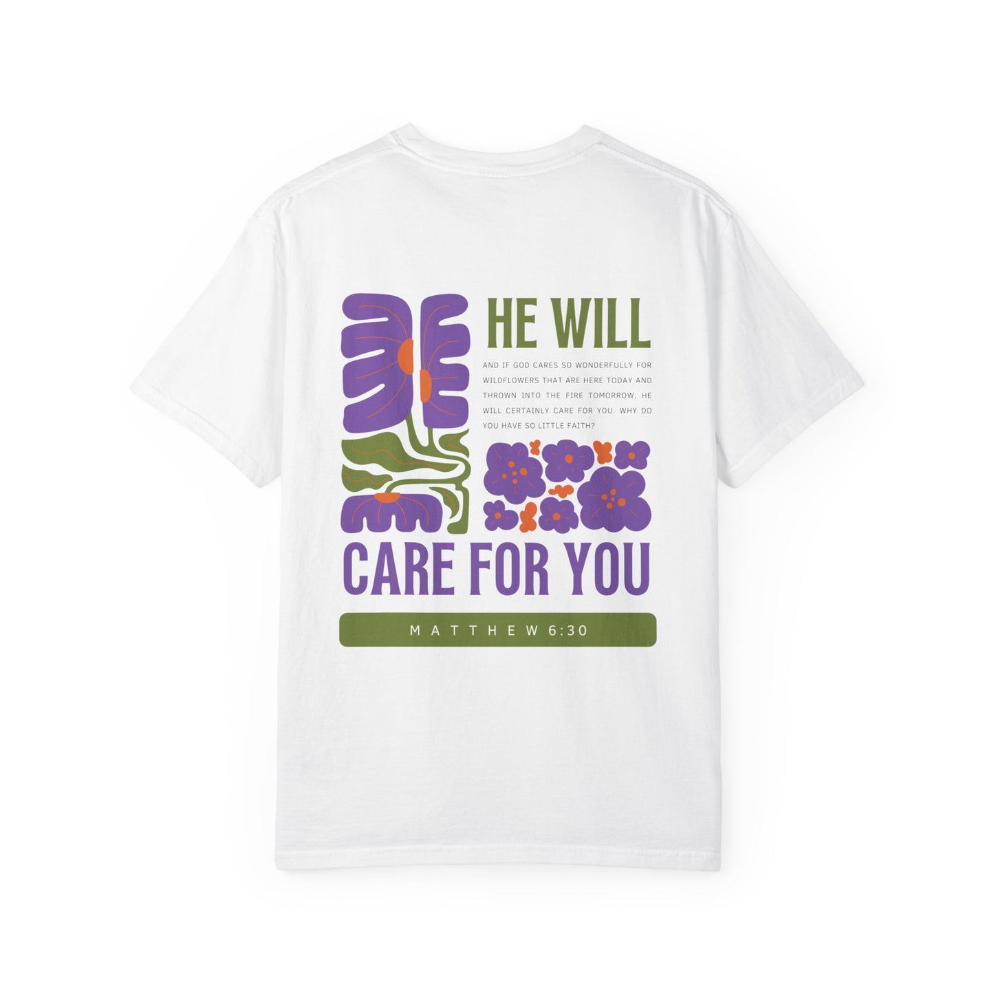 He Will Care For You - Matthew 6:30