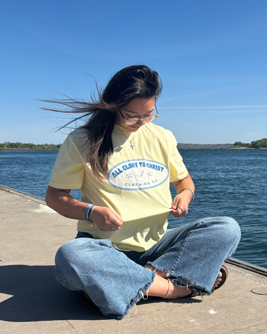 All Glory to Christ Shell Tee